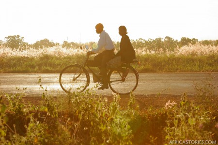 Bicycle Taxi at Sunrise